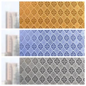 3D Premium Window Privacy Film, Static Cling Sticker,Anti-UV, No Glue, Peel and Stick, Self Adhesive Decorative Film for Home Kitchen Office image 10