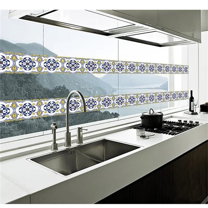 Tile Sticker Vinyl Decal for Kitchen Bathroom Backsplash Floor Etsy