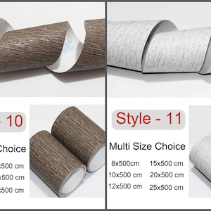 Peel and Stick PVC Self-Adhesive Wallpaper Border Board Trim Moulding Sticker,Wood Grain Wall Border Sticker Vinyl Decal Film for Home Tiles image 10