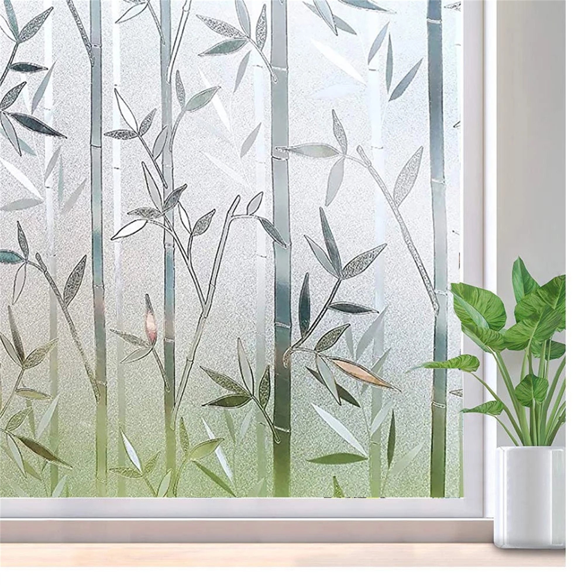 Fenster Sichtschutzfolie Premium 3D Bambus Static Cling Aufkleber, Schlen  und Aufkleben, kein Kleber, Selbstklebende dekorative Folie fr Duschtren  Badezimmer - Etsy.de