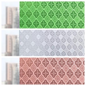3D Premium Window Privacy Film, Static Cling Sticker,Anti-UV, No Glue, Peel and Stick, Self Adhesive Decorative Film for Home Kitchen Office image 11