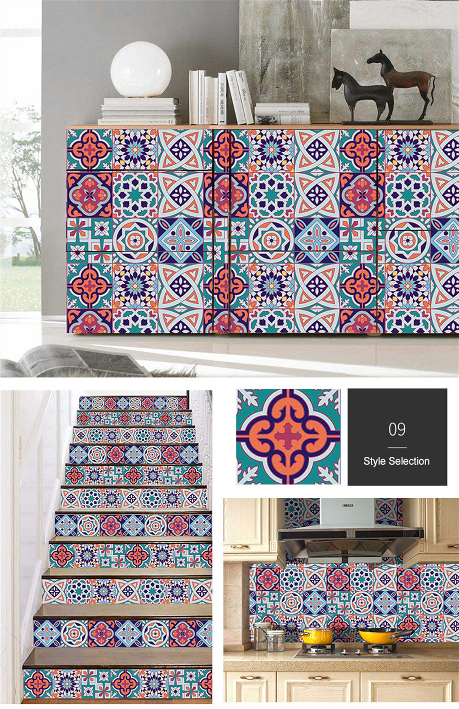 Fliesenaufkleber Vinyl Aufkleber für Küche Badezimmer | Etsy