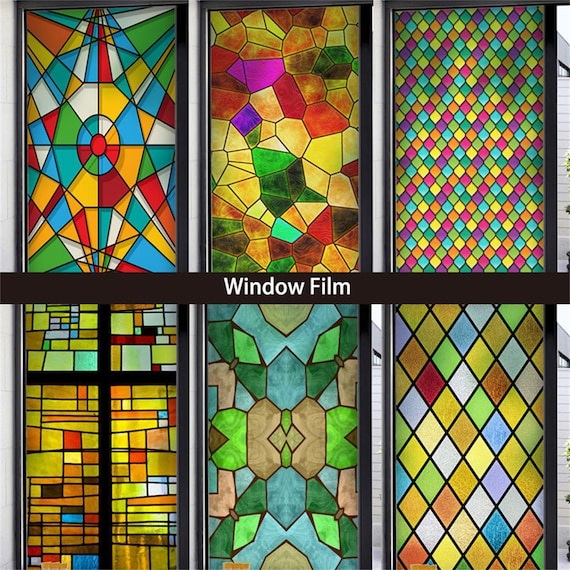 3D Window Film Privacy Film Static Decorative Film Anti UV Square Mosaic Film 3D Window Film Privacy Film Static Decorative Film Anti UV Square Mosaic Film