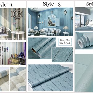 Wood Wallpaper Tile Stickers,peel&stick Tile Decal,wood Grain Wall