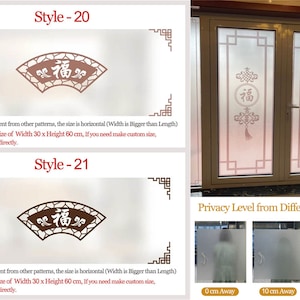 3D Premium Window Privacy Film, Static Cling Sticker,anti-uv, No Glue ...