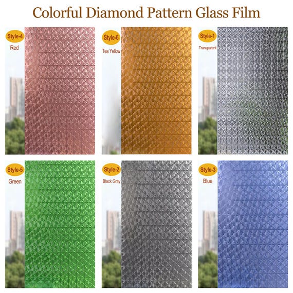 3D Premium Window Privacy Film, Static Cling Sticker,Anti-UV, No Glue, Peel and Stick, Self Adhesive Decorative Film for Home Kitchen Office