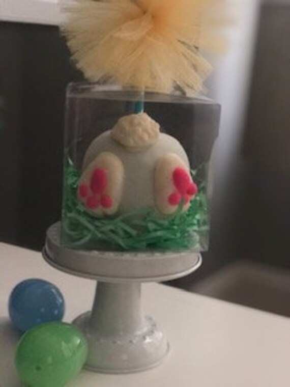 Caramel Chocolate Bunny Apple Etsy