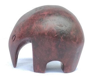 HandicraftShowpiece of Asian Elephant 17 InchGrey ColorClay FibreBest for GiftingMade by Awarded Indian Artisan