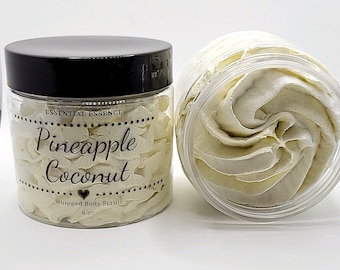 Pineapple Coconut Whipped Sugar Scrub | Island | Luxury |