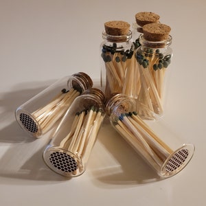 Wood Matches in Mini Mason Jar – Enlighten the Occasion