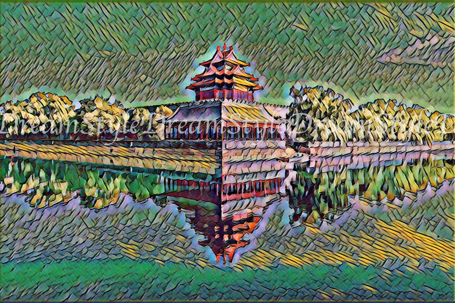 AI Generated Art Piece Artificial Intelligence Painting Etsy