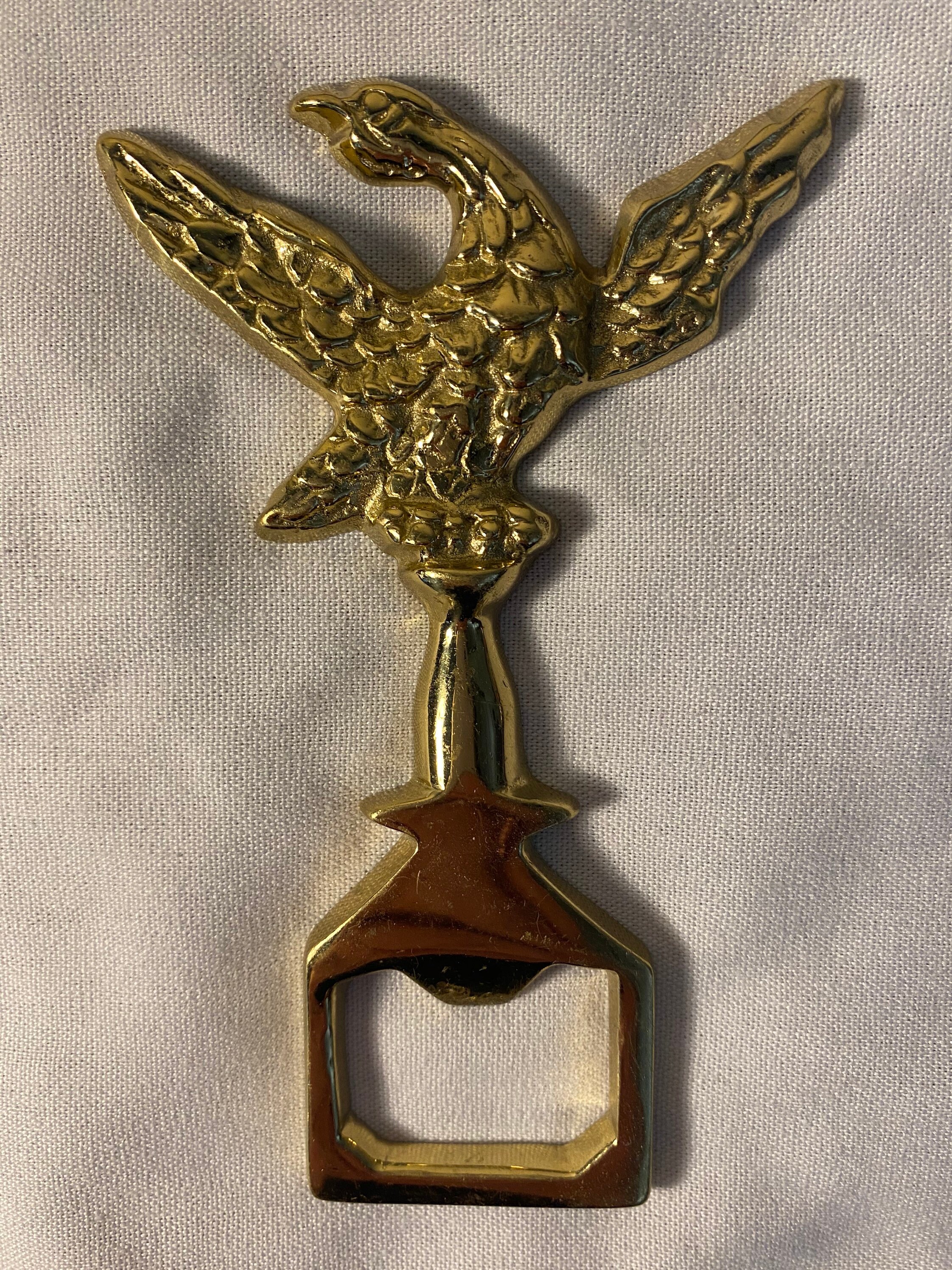 Vintage Brass Bird Bottle Opener Etsy