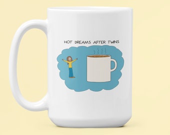 Mother of Twins Funny 15 oz Mug - Parent of Twins Mug - Mother of Twins Gift - Mom of Twins Coffee Mug - Mother of Twins Mug Gift - Twin Mom