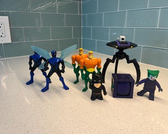 Vintage Batman Toys Complete Set 1991 Mcdonald's Happy Meal