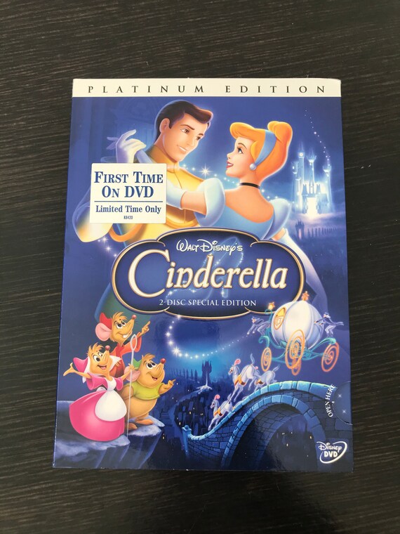 Disney S Cinderella Platinum Edition 2 Dvd Etsy