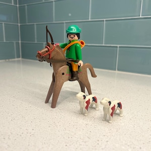 Playmobil 3629 - Mounted Hunter - Near complete set
