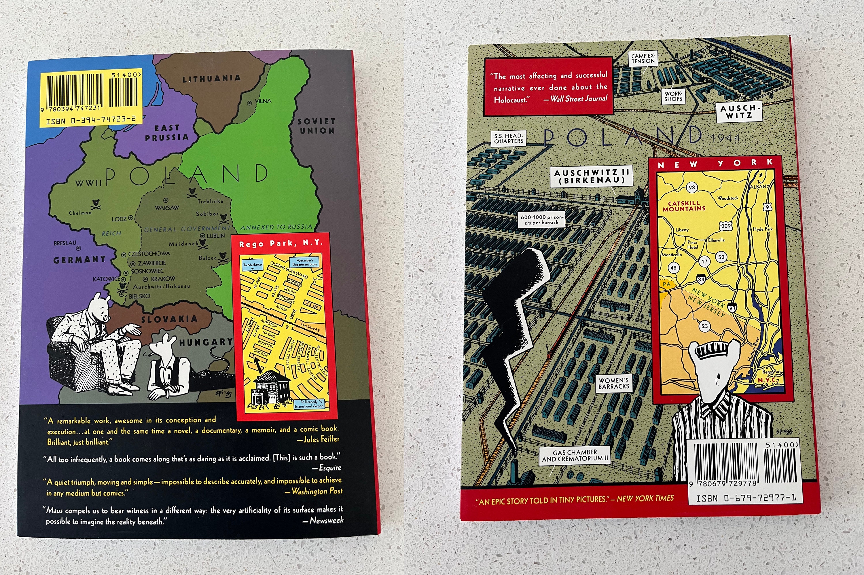 Maus A Survivors Tale Art Spiegelman Two Book Boxset Vintage 1992 - Etsy