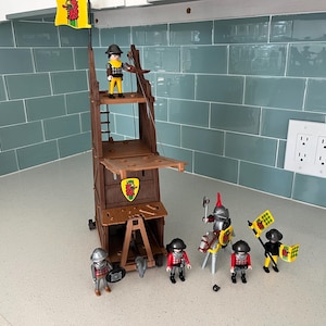 Playmobil 3887 - Belagerungsturm - fast komplett im Set
