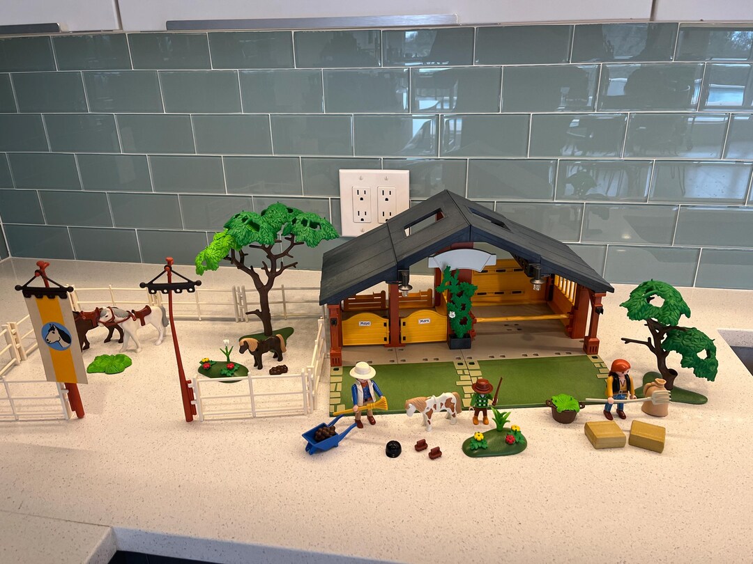 Playmobil 3120 Écurie Ranch Et Chevaux - Boîte Neuve Scellée Vintage De 2001 - Fabriqué En Allemagne