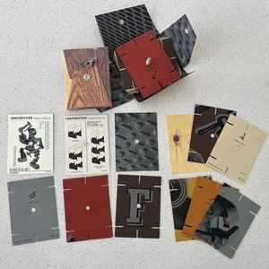 French Paper Company - Promotie constructiekaarten - Charles S. Anderson Design