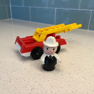 Fisher Price Fire Truck. No. 124 - 1983