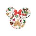 Minnie Christmas Magic Kingdom,Christmas,magic kingdom shirt, Mouse Ears, Snowflake,Magic Kingdom,sublimation designs, Printable, PNG