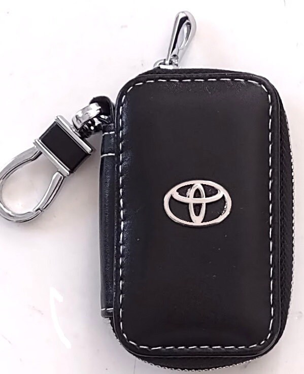 TOYOTA Key Fob Case Options of Black / Tan Color - Etsy