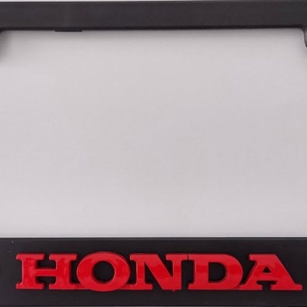 Targa Personalizzata In Alluminio Per Honda Accord – Sfondo Nero, Metallo - Foto 3