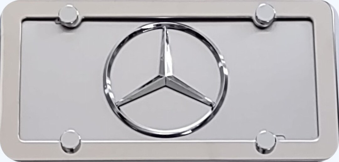MERCEDES BENZ 3D Star Novelty Plate Etsy