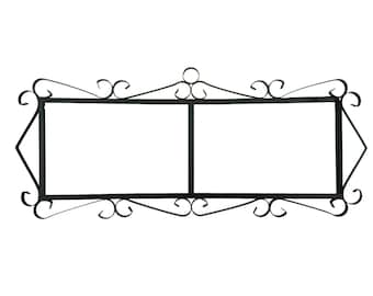 Metal Frame Holder for 6 Ceramic Tiles, 11cm House Number Sign Mounting Bracket