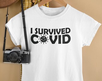Vaccinated Check Mark Premium T-Shirt Inspirational Coronavirus Survivor 2020 Quarantine Pandemic Covid-19 Grandma Grandpa Parent Gift