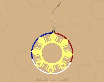 Filipino Christmas Ornament | Laser Cut Wood, Pinoy Philippines
