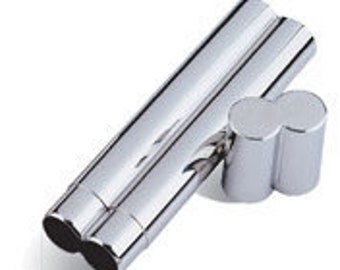 SD-180 Travel Portable Double Cigar Holder, 180 mm, Stainless Steel