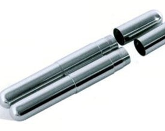 CSD-200 Travel Portable Double Cigar Holder, 200 mm long, Stainless Steel