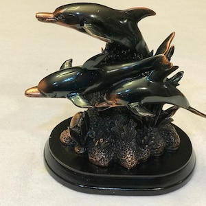 Bronze dolphin statue - Etsy 日本