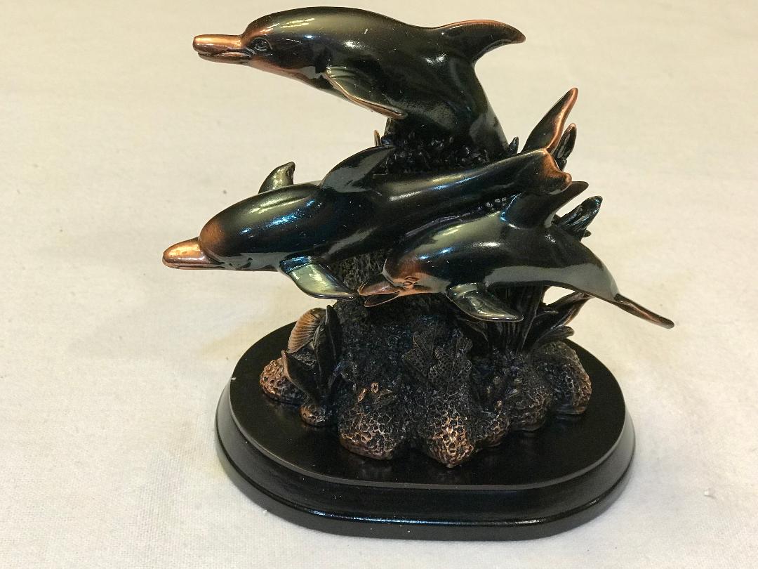 Bronze dolphin statue - Etsy 日本