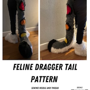 Feline dragger tail pattern