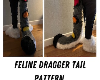 Feline dragger tail pattern