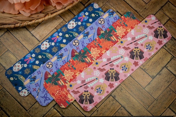 Genshin Impact Inspired Paper Bookmarks