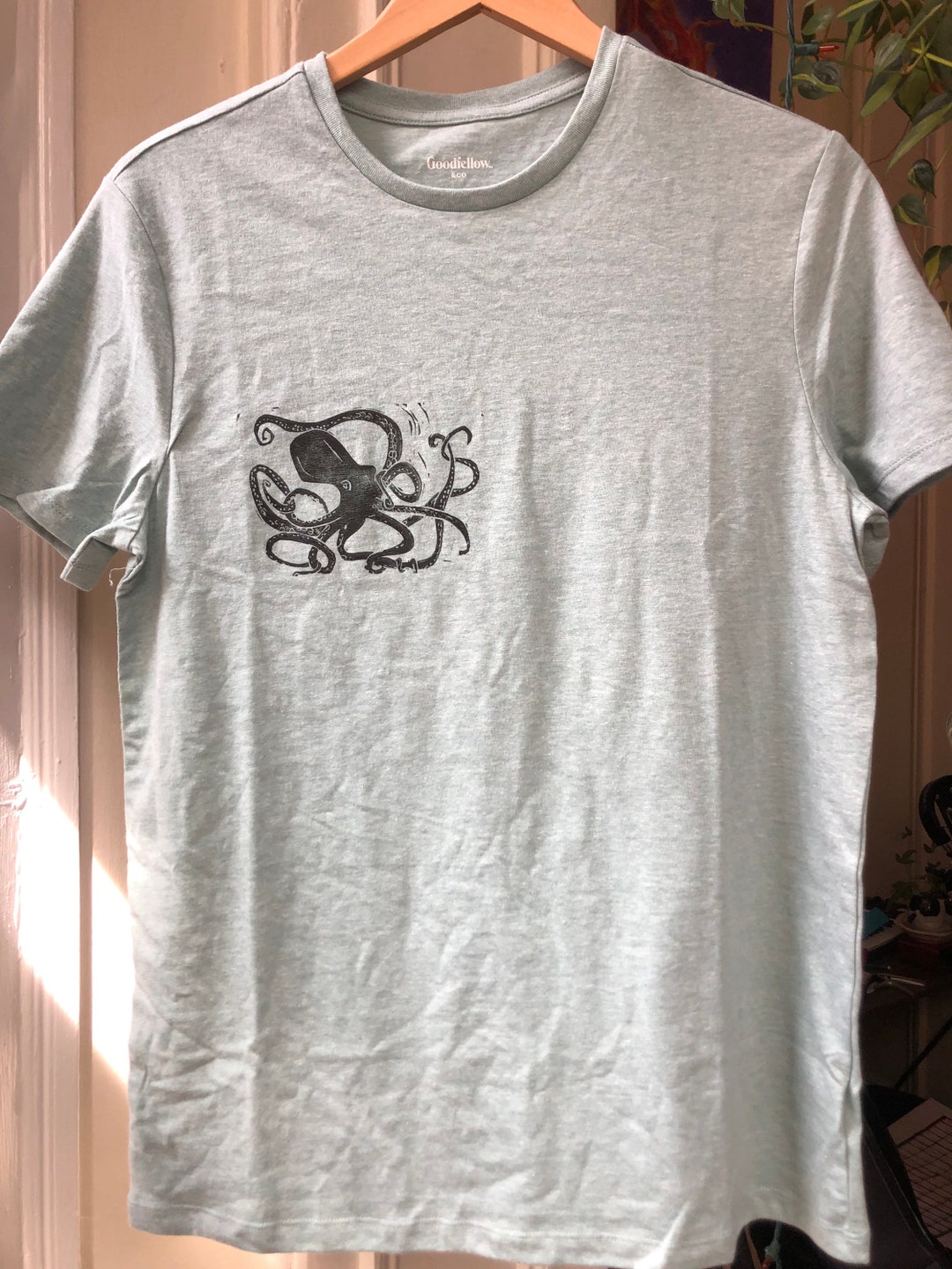 Custom Woodblock Printed Tshirts Etsy