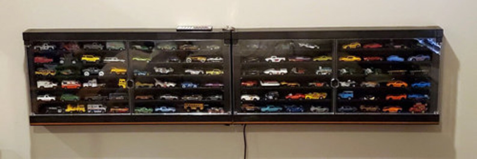 Custom LED Hot Wheels Premium 50 Car Collector Display Case Etsy