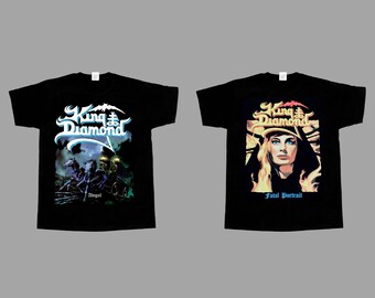 KING DIAMOND ABIGAIL/'87 HEAVY METAL NEW BLACK SHORT//LONG SLEEVE T-SHIRT