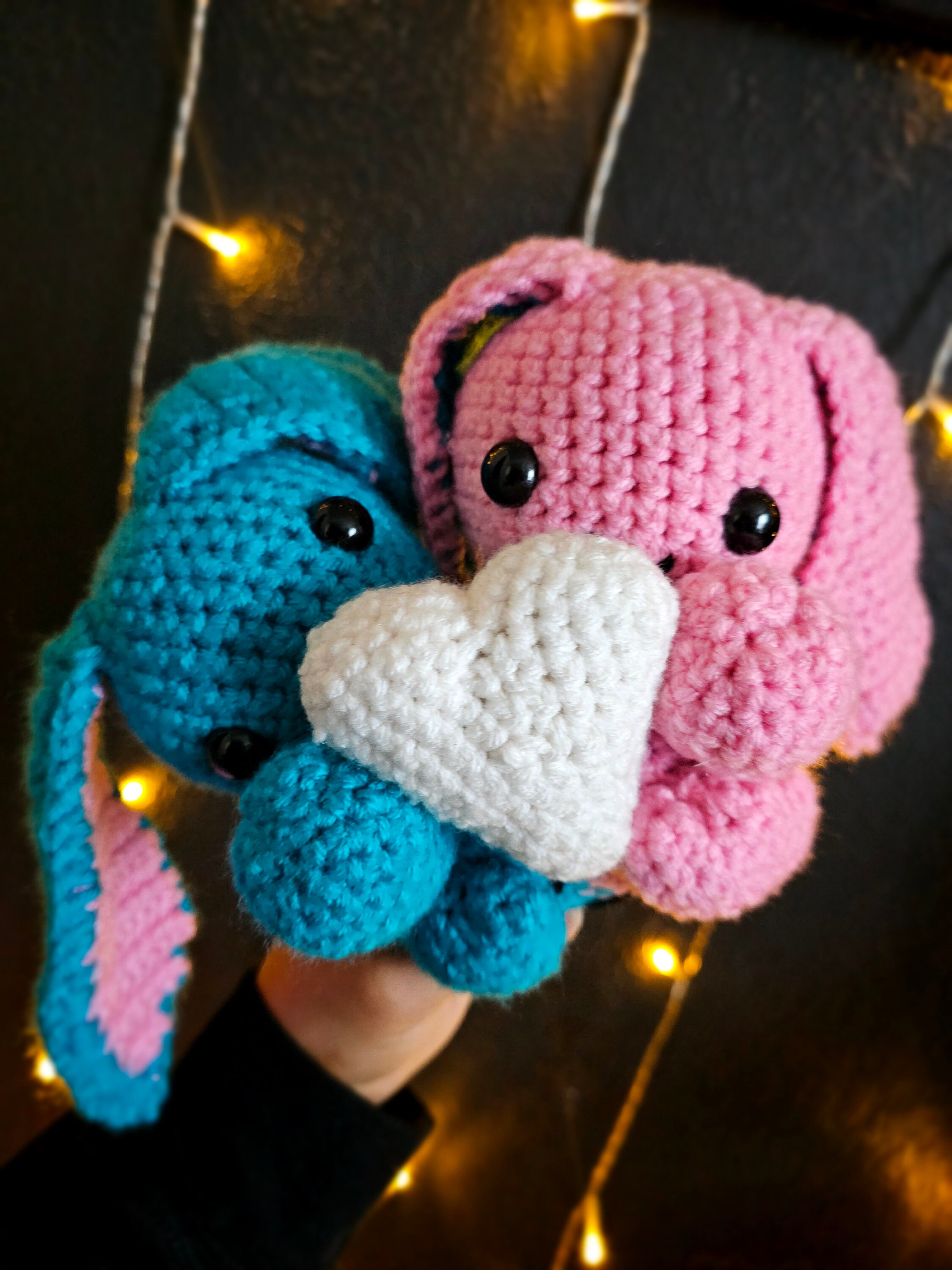 Conjoined Bunny, Gothic Toy, Amigurumi, Bunny, Gothic Plush - Etsy