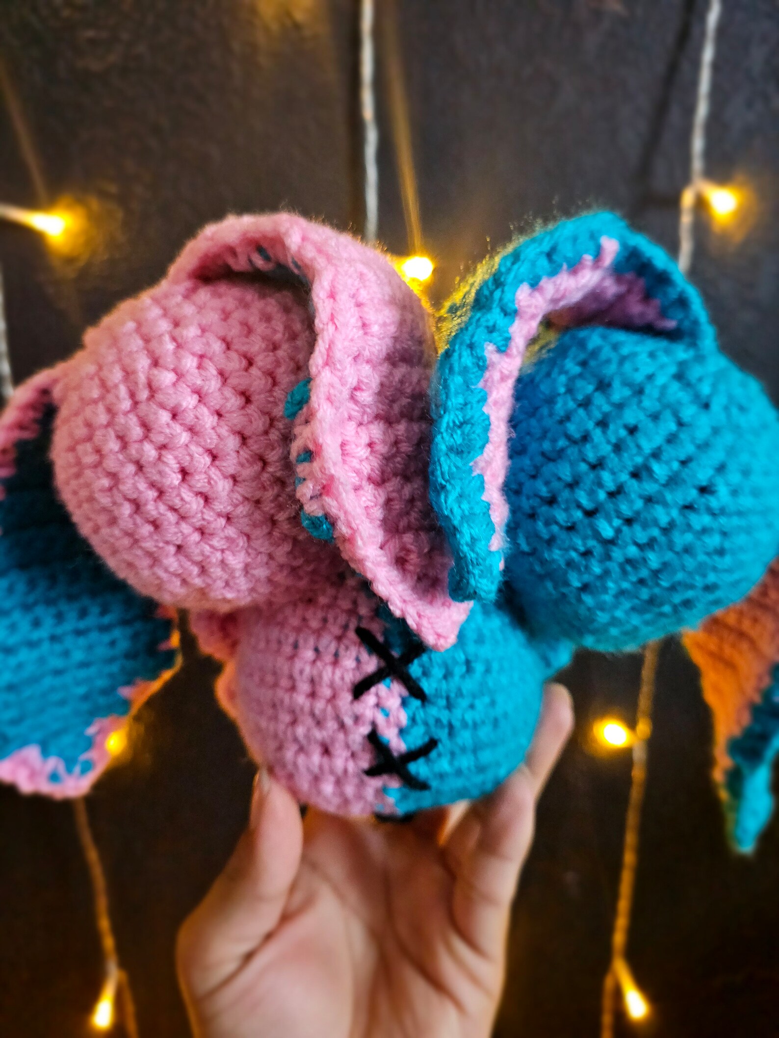 Conjoined Bunny, Gothic Toy, Amigurumi, Bunny, Gothic Plush - Etsy