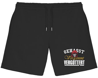 Gehasst Verdammt Vergöttert - Skull - kurze Hose / Shors | für Böhse Onkelz Fans