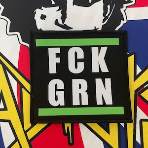 FCK GRN Patch - Patch, De Groenen, Groenen - Nee bedankt