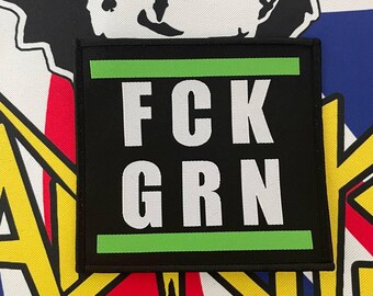 FCK GRN Patch - Green