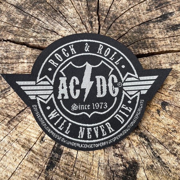 AC/DC - Rock‘n Roll will never die Aufnäher - Patch