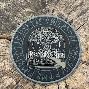 Waldtraene - Runic circle Patch | Heathen - Paganism