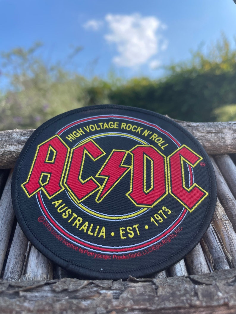 AC/DC - High Voltage Rock N Roll Patch - Etsy